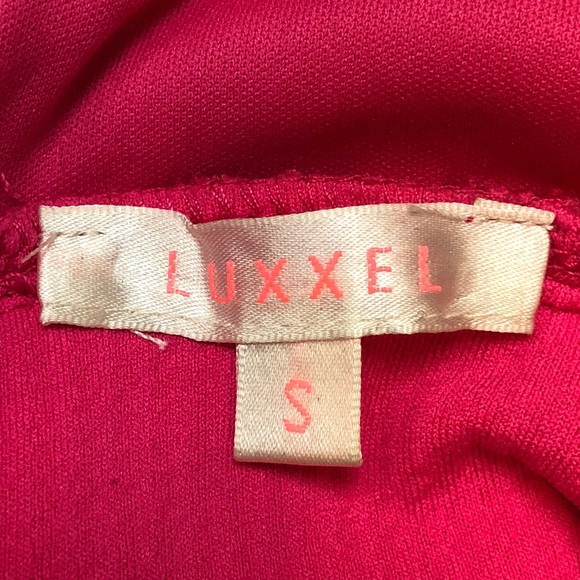 🆕 Luxxel neon pink lace flare mini dress - Picture 5 of 6